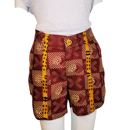 Handcrafted Wax Shorts – African Fashion – L’Atelier D’Assi