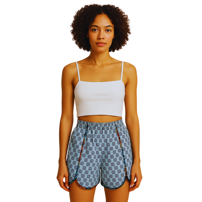 Shorts artisanaux en wax | L’Atelier D’Assi