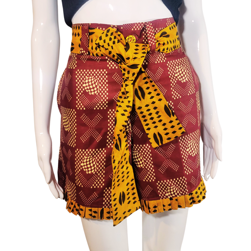 Shorts Artisanaux en Wax – Mode Africaine – L’Atelier D’Assi