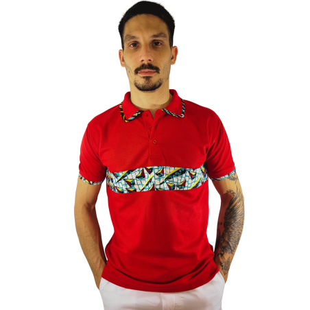 Polo africain artisanal homme | L’Atelier D’Assi