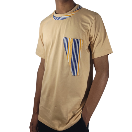 T-shirt Africain Homme en Coton | L’Atelier D’Assi