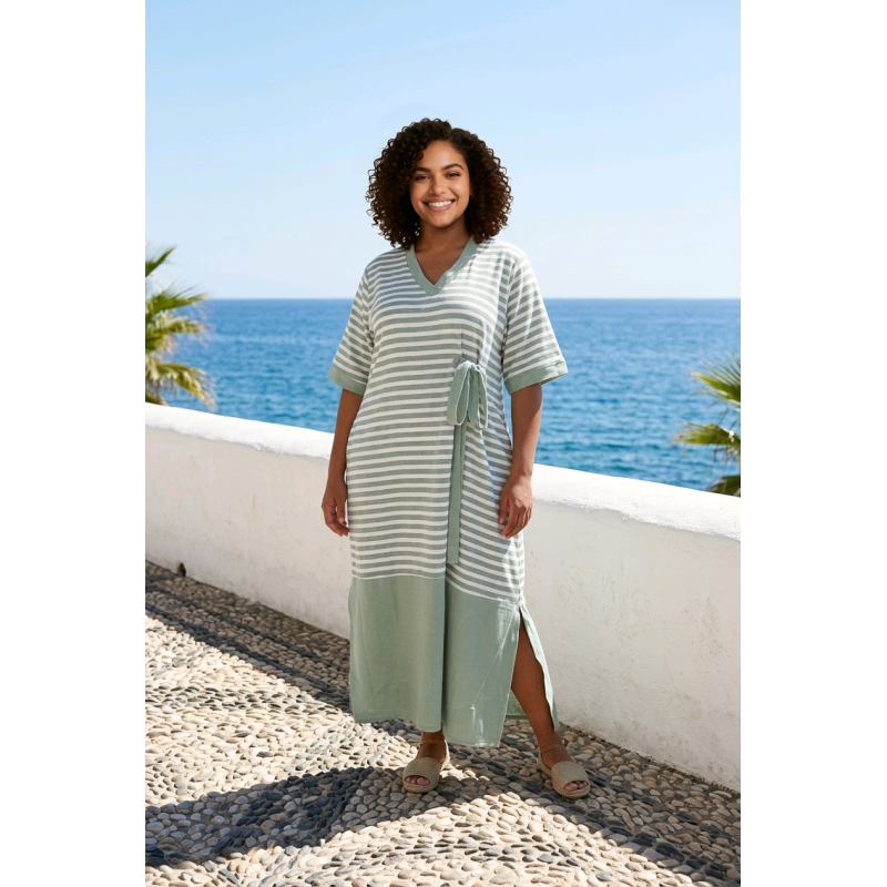 Striped Women’s Dresses – Handcrafted Collection – L’Atelier D’Assi