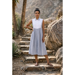 Striped Women’s Dresses – Handcrafted Collection – L’Atelier D’Assi