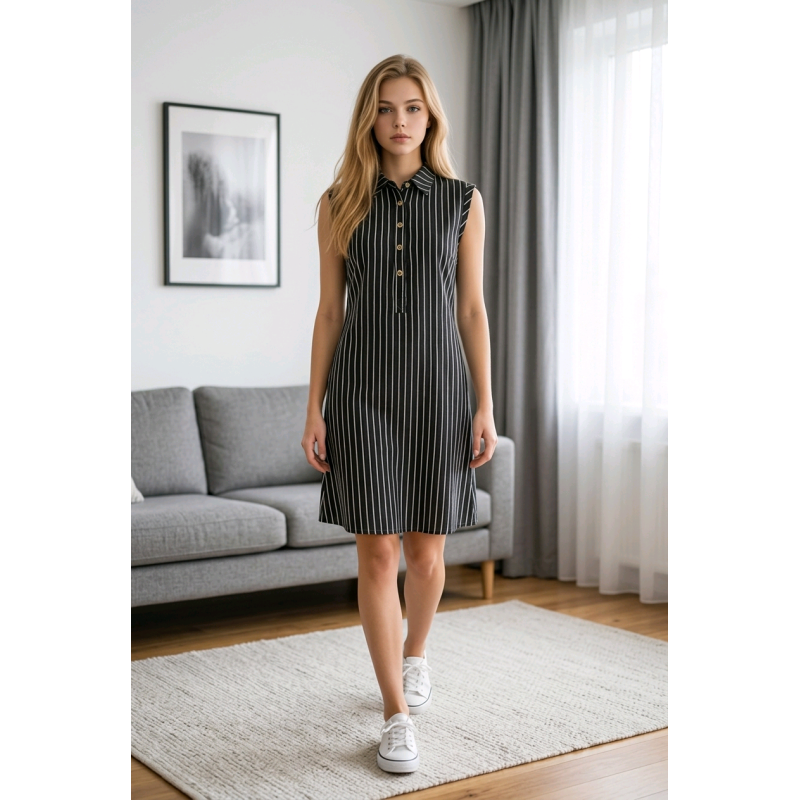 Striped Women’s Dresses – Handcrafted Collection – L’Atelier D’Assi