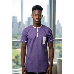 African Men’s Short-Sleeve Shirts – Signature Collection | Atelier D’Assi