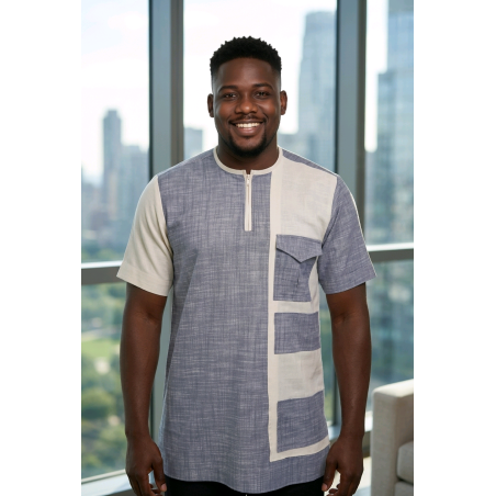 Chemise manches courtes homme | L’Atelier D’Assi