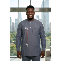 African Men’s Long-Sleeve Shirts – Signature Collection | Atelier D’Assi