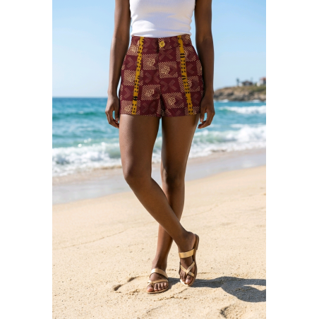 Shorts artisanaux en wax | L’Atelier D’Assi
