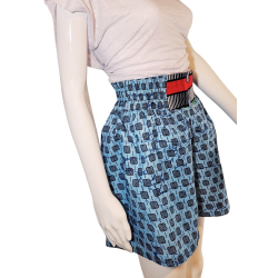 Short wax africain artisanal – Short en tissu wax fait main | L’Atelier D’Assi