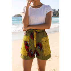 Handcrafted Wax Shorts – African Fashion – L’Atelier D’Assi
