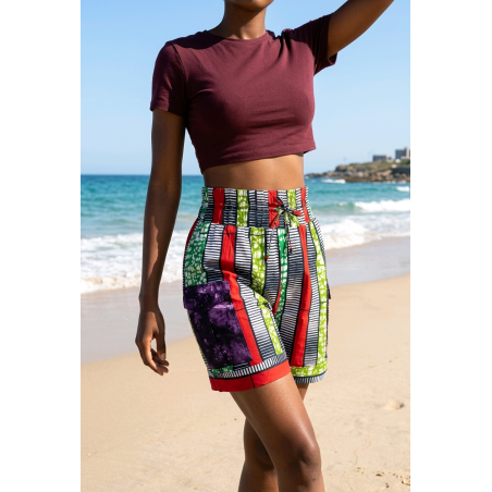 Shorts artisanaux en wax | L’Atelier D’Assi