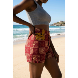 Shorts artisanaux en wax | L’Atelier D’Assi