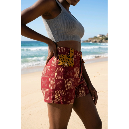 Shorts artisanaux en wax | L’Atelier D’Assi