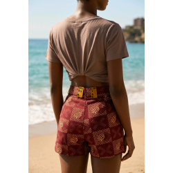 Shorts artisanaux en wax | L’Atelier D’Assi