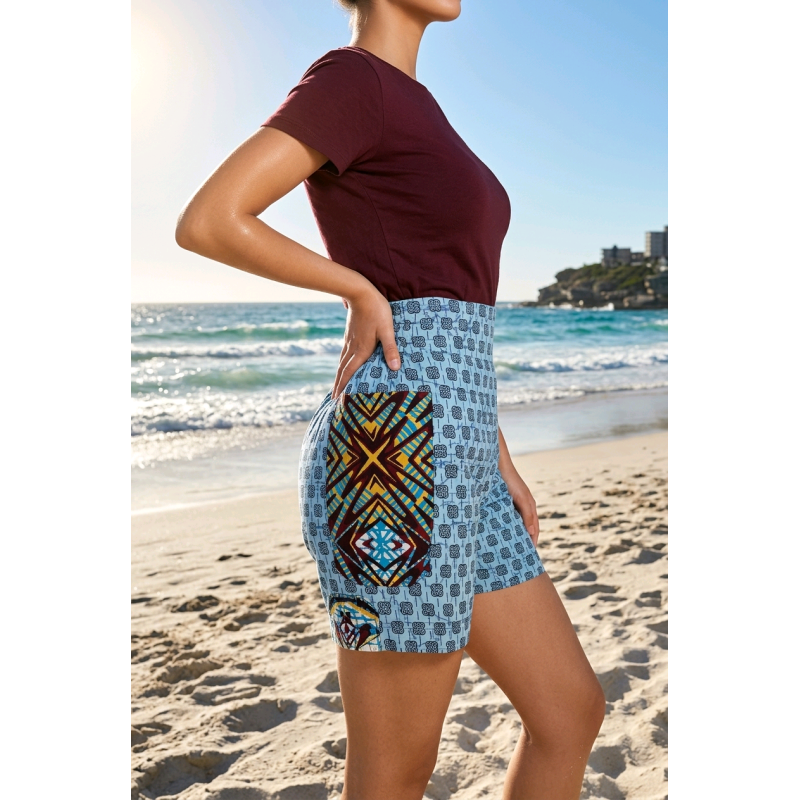 Shorts artisanaux en wax | L’Atelier D’Assi