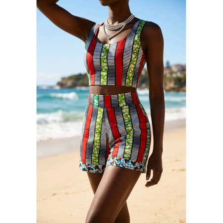 Shorts artisanaux en wax | L’Atelier D’Assi