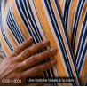 Kimono artisanal en tissu tissé de Burkina | L’Atelier D’Assi