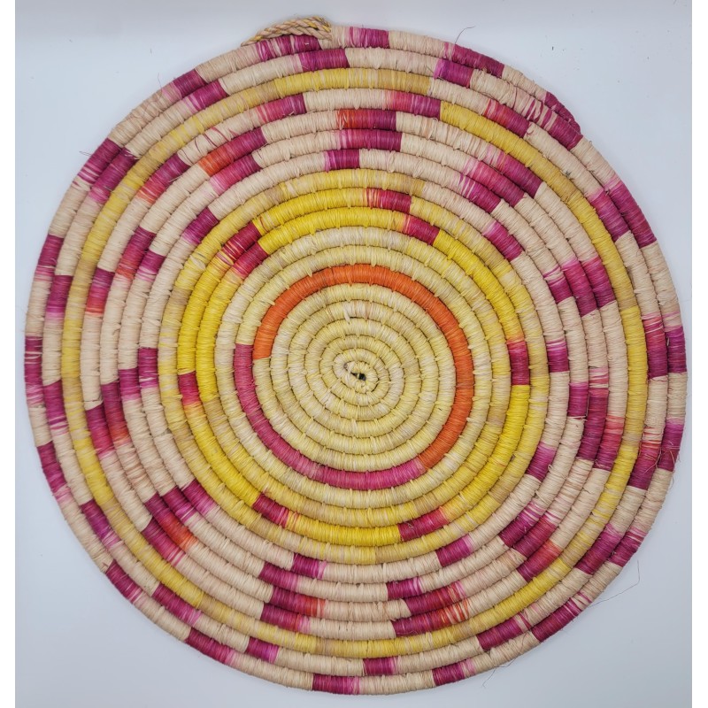 Décoration murale ronde artisanale - Sierra Leone | L’Atelier D’Assi