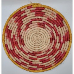 Handmade African Wall Basket – Natural Fibers, Sierra Leone