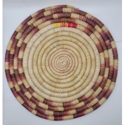 Handmade African Wall Basket – Natural Fibers, Sierra Leone