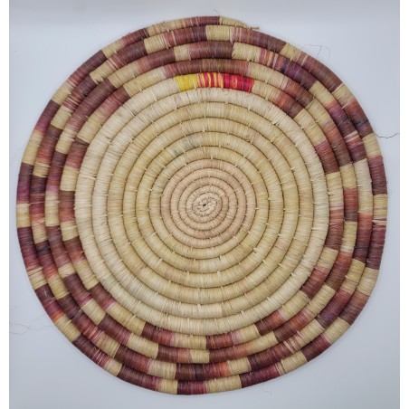 Handmade African Wall Basket – Natural Fibers, Sierra Leone