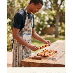 Handwoven Cotton Apron – L’Atelier d’Assi