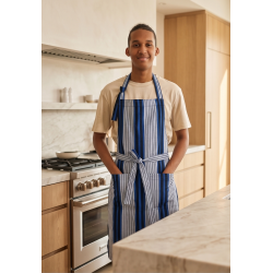Handwoven Cotton Apron – L’Atelier d’Assi