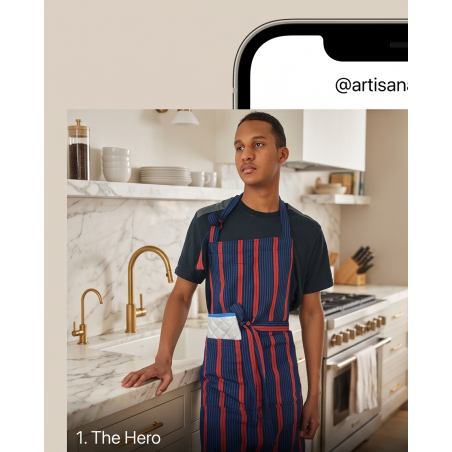 Handwoven Cotton Apron – L’Atelier d’Assi