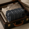 Trousse de toilette artisanale en tissu guinéen | Accessoire fait main