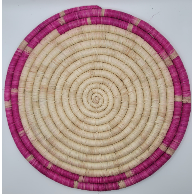 Handmade African Wall Basket – Natural Fibers, Sierra Leone