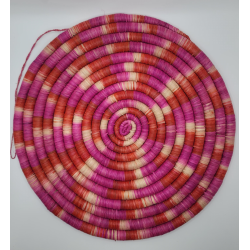 Handmade African Wall Basket – Natural Fibers, Sierra Leone