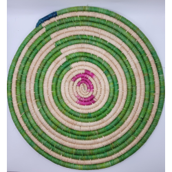 Handmade African Wall Basket – Natural Fibers, Sierra Leone
