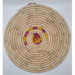 Handmade African Wall Basket – Natural Fibers, Sierra Leone