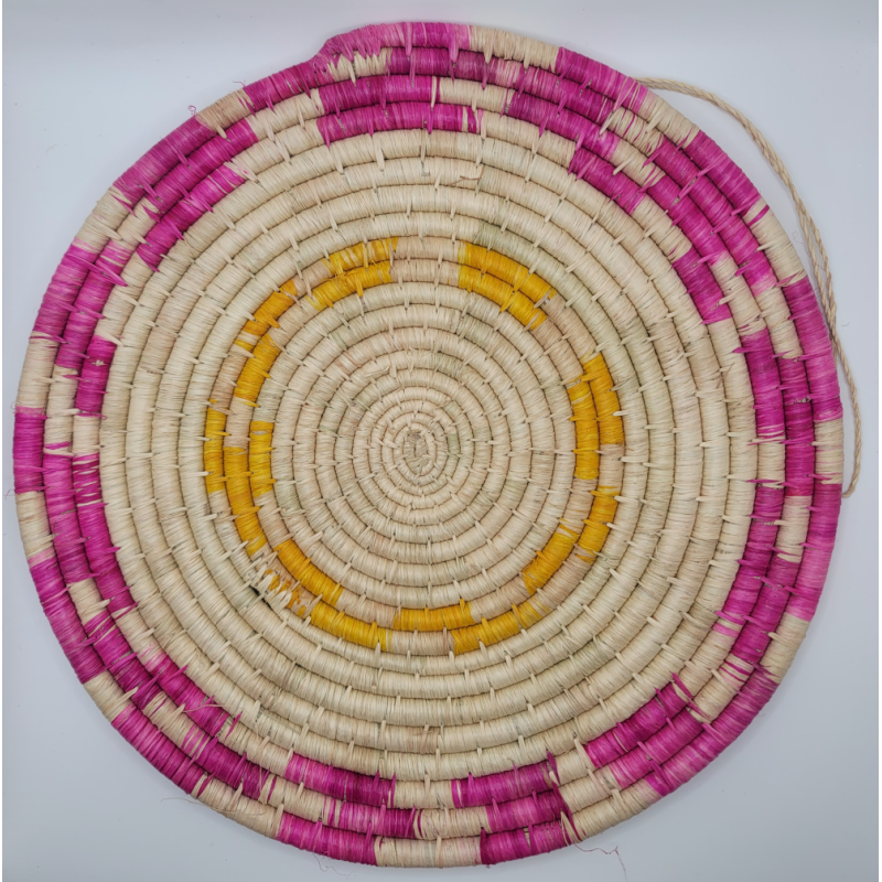Décoration murale ronde artisanale - Sierra Leone | L’Atelier D’Assi