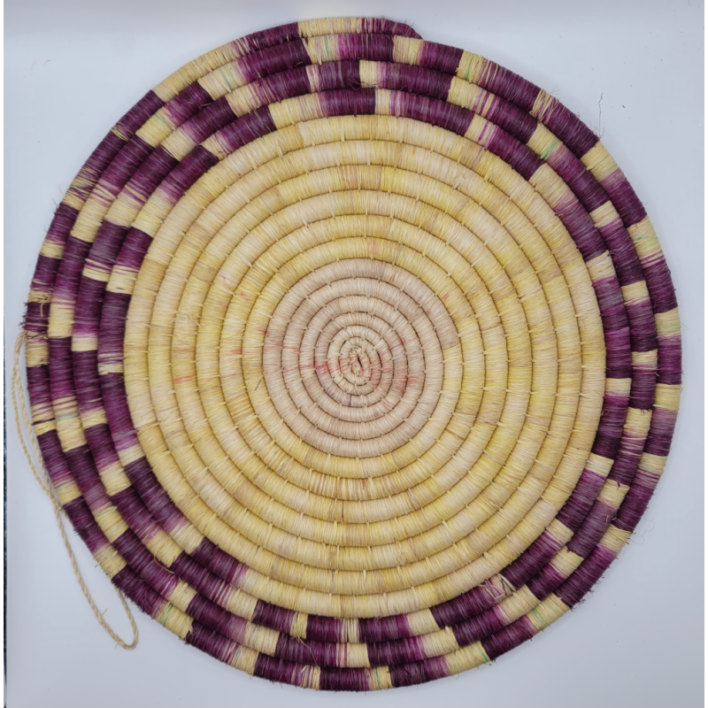 Handmade African Wall Basket – Natural Fibers, Sierra Leone