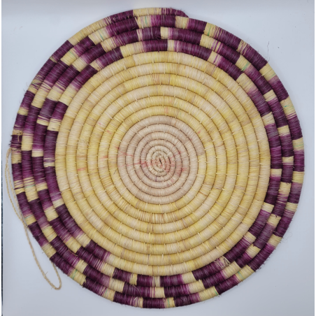 Handmade African Wall Basket – Natural Fibers, Sierra Leone