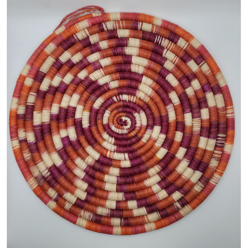 Décoration murale ronde artisanale - Sierra Leone | L’Atelier D’Assi