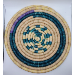 Handmade African Wall Basket – Natural Fibers, Sierra Leone