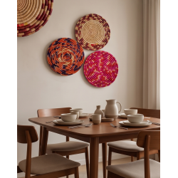 Décoration murale ronde artisanale - Sierra Leone | L’Atelier D’Assi