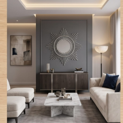 Handmade Rattan Sunburst Mirror | L'Atelier D'Assi