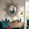 Miroir Soleil en Rotin Fait Main | L'Atelier D'Assi