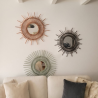 Miroir Soleil en Rotin Fait Main | L'Atelier D'Assi