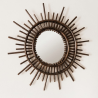Miroir Soleil en Rotin Fait Main | L'Atelier D'Assi
