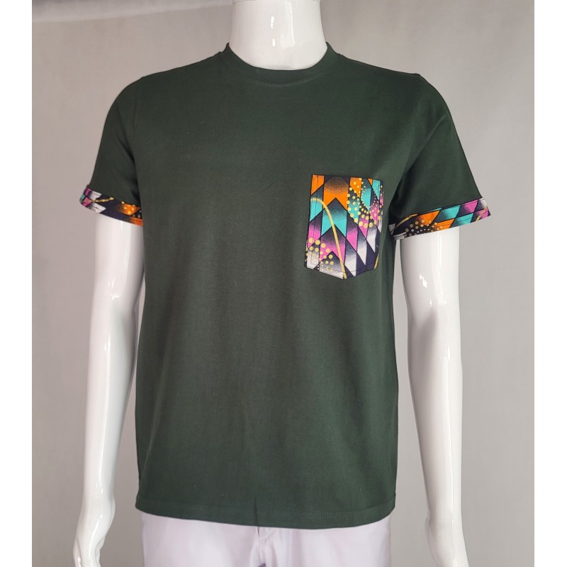 T-shirt artisanal africain homme | L’Atelier D’Assi