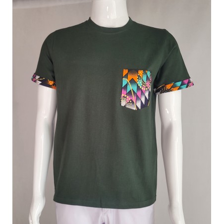 T-shirt artisanal africain homme | L’Atelier D’Assi