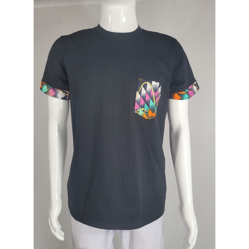 T-shirt artisanal africain homme | L’Atelier D’Assi