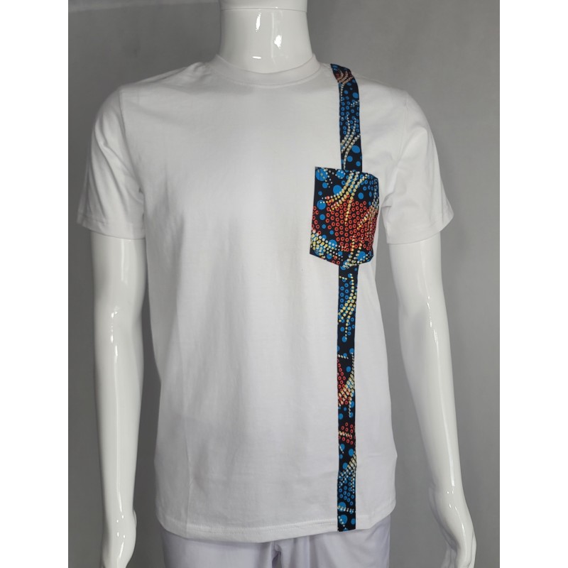 T-shirt artisanal africain homme | L’Atelier D’Assi