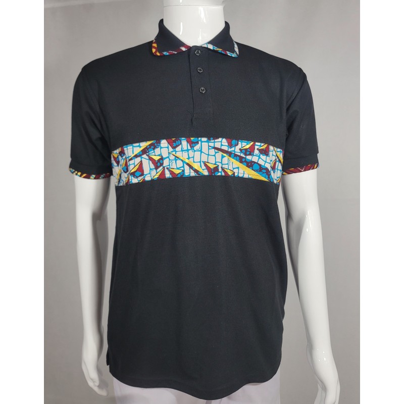 Polo africain artisanal homme | L’Atelier D’Assi