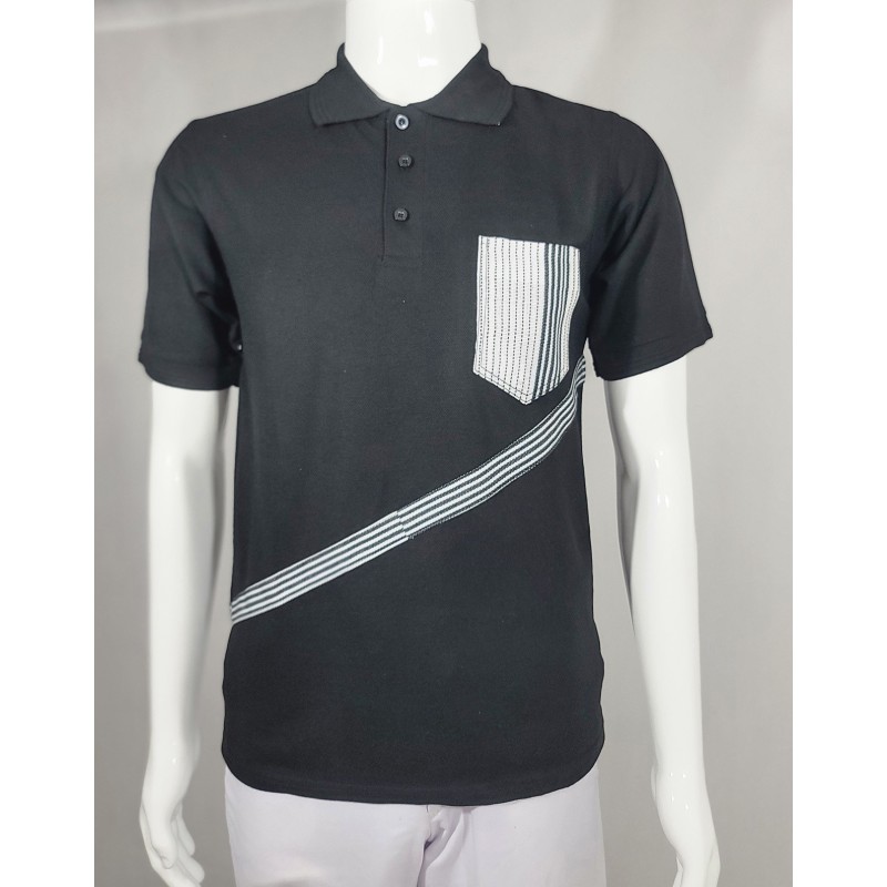 Polo africain artisanal homme | L’Atelier D’Assi