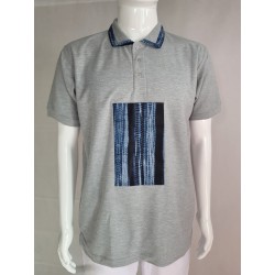 Polo africain artisanal homme | L’Atelier D’Assi